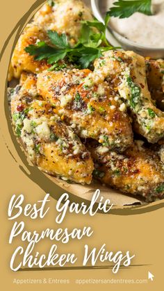 the best garlic parmesan chicken wings recipe