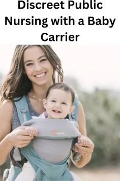 a woman holding a baby in her sling with the caption saying, how to use a