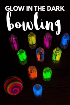 glow in the dark bowling game for kids