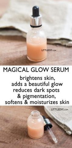 Welcome to a calm and natural LITTLE DIY world. It is a lifestyle channel that enriches life by thinking about content under the theme of "living with a smil... Glow Recipe Serum, Magical Recipes, Skin Video, Glow Recipe, Glow Serum, Skin Dryness, Night Serum, Healthy Glowing Skin