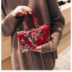 Item Type: Crossbody Bag Gender: Women Material: Polyester Size: 19 x 12 x 5 cm / 7.48 x 4.72 x 1.97 inch Closure Type: Hasp Package Includes: 1 x Pc Red Rectangular Shoulder Bag For Travel, Red Rectangular Portable Phone Bag, Red Crossbody Satchel With Mobile Phone Bag, Red Pouch Evening Bag With Detachable Handle, Red Rectangular Satchel With Top Carry Handle, Red Handheld Travel Bag, Red Rectangular Shoulder Bag For Shopping, Red Rectangular Box Bag For Travel, Red Handheld Box Bag For Travel