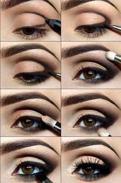 Arabic Eye Makeup, Smokey Eyes Tutorial, Makeup Contouring, Drag Make-up, Smokey Eye Tutorial, Smokey Eye Makeup Tutorial, Makeup Tutorial Eyeshadow, Hooded Eye Makeup, Eye Makeup Steps