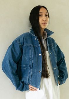 Chimala – VESTIGE Popped Collar, Lauren Manoogian, Studio Nicholson, Japanese Denim, Selvedge Denim, Classic Jeans, Denim Short, Short Jacket, Collar Shirts