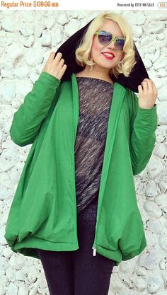 Just launched! SALE 25% OFF Green Waterproof Jacket / Casual Green Jacket with Black Hood / Green Large Hoodie /... https://www.etsy.com/listing/271542460/sale-25-off-green-waterproof-jacket?utm_campaign=crowdfire&utm_content=crowdfire&utm_medium=social&utm_source=pinterest Spring Outdoor Hooded Jacket With Fleece Lining, Stretch Hoodie For Winter Outdoor, Solid Windbreaker For Cold Weather In Spring, Solid Windbreaker For Cold Spring Weather, Stretch Winter Hoodie For Outdoor, Winter Outdoor Stretch Hoodie, Stretch Cotton Hooded Outerwear, Stretch Hoodie Outerwear With Pockets, Green Cotton Outerwear With Fleece Lining