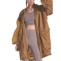 ~* New Free People Movement Float On Parachute Jacket Size Xs/S *~ * **New Without Price Tag And Never Worn. **The Inner Label Has Been Marked To Prevent Retail Returns. * Brand ~ Free People Movement * Style ~ Float On Parachute Jacket * Style # Ob1417299 * Size ~ Xs/S * Color ~ Alchemy (Green Brown Color) * The Perfect Pre-And-Post Workout Parka. * Water-Resistant, Breathable Design With A Sweat-Wicking Interior Lining * Longline, Slouchy Fit * Adjustable Hem, Hood And Sleeves * Sweat-Wicking Winter Utility Jacket Versatile Style, Versatile Hooded Outerwear For Fall, Khaki Nylon Parka For Fall, Versatile Long Sleeve Windbreaker For Fall, Versatile Fall Utility Jacket, Sporty Brown Spring Outerwear, Sporty Brown Outerwear For Spring, Fall Khaki Nylon Utility Jacket, Versatile Long Sleeve Outerwear For Travel