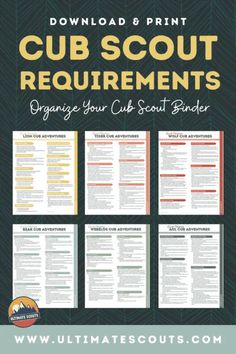 the ultimate guide to cub scout's scouts