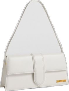 White Leather Baguette Bag For Travel, White Leather Baguette Bag With Top Handle, White Leather Top Handle Baguette Bag, White Leather Baguette Bag, Leather Square Baguette Bag With Single Shoulder Strap, White Leather Shoulder Flap Bag, White Leather Flap Shoulder Bag, Luxury Leather Flap Bag With Single Shoulder Strap, Square Leather Flap Bag With Single Shoulder Strap