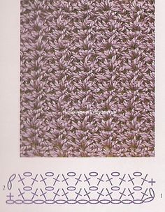 an image of a crochet pattern in purple