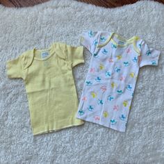 Brand New Without Tags Size Brith To 12 Lbs Gender Neutral Onesies, Baby Yellow Onesies, Baby Shower Gift Gender Neutral Onesies, Neutral Onesies, Summer Onesies, Newborn Shirts, Onesies Baby, Baby Girl Shorts, Sweater Jumpsuit, Short Sleeve Romper, Baby Yellow