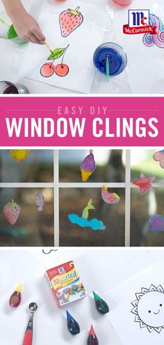 an easy and fun window cling activity for kids