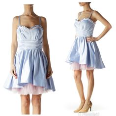 Betsey Johnson Blue Spaghetti Stress Tulle Cocktail Dress New With Tags! Size 8 Material: Cotton, Elastane, Polyester Spring Dresses With Straps And Sweetheart Neckline, Spring Cotton Dresses With Delicate Straps, Spring Cotton Dress With Straps, Cotton Dress With Straps For Spring, Light Blue Spring Dress With Adjustable Straps, Blue Sleeveless Dress With Delicate Straps, Blue Party Dress With Delicate Straps, Blue Dress With Straps And Sweetheart Neckline, Light Blue Strap Dress For Spring