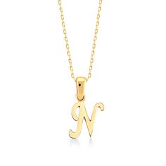 PRICES MAY VARY. 14K SOLID GOLD — Elevate your jewelry collection with this piece Gelin Custom Script Initial Necklace crafted in 14k yellow gold. It effortlessly attaches to any occasion or attire. Tailor your style with any letter from A-Z on an elegant 18-inch pendant, perfect for meaningful gifting and personalizing your look with timeless. PERFECT FOR DAILY USE — Designed for everyday functionality, this dainty piece suitable for errands, office hours, or a night out with friends. GELIN QUA Classic 14k Gold Initial Necklace For Formal Occasions, Formal 14k White Gold Initial Necklace, Classic Formal 14k Gold Initial Necklace, Custom Yellow Gold Necklace With Initial Pendant, Formal Fine Jewelry Initial Pendant Necklace, Classic Gold Initial Necklace For Formal Occasions, Formal Hallmarked 14k Gold Custom Necklace, Yellow Gold 14k Initial Necklace, Formal Yellow Gold Initial Necklace