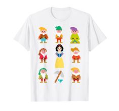 PRICES MAY VARY. Officially Licensed Disney Snow White Tee Shirt 16PRIN141 Lightweight, Classic fit, Double-needle sleeve and bottom hem The Three Bears, Goldilocks And The Three Bears, White Tee Shirt, Disney Snow White, Three Bears, Kids Tshirt, White Tee Shirts, White Tee, Branded T Shirts