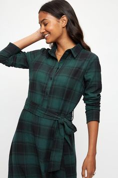 Green Check Shirt Dress Check Shirt Dress, Checked Shirt Dress, Dresses Green, Check Shirt, Quick Delivery, Dorothy Perkins, Dress Collection, Green Dress, Shirt Dress