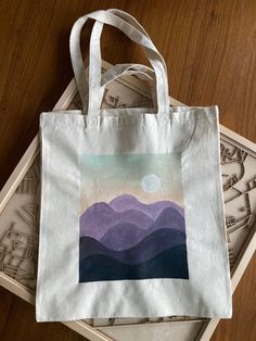 Hand Painted Canvas Tote Bag, Toat Bags Painted, Artsy Cotton Canvas Bag As Gift, Artsy White Canvas Bag As Gift, Artsy Handmade Canvas Bag Perfect For Gifts, Artsy Handmade Canvas Bag For Gift, Artistic Cotton Canvas Bag As Gift, Artsy White Canvas Bag For Gifts, Artsy Cotton Canvas Bag Gift