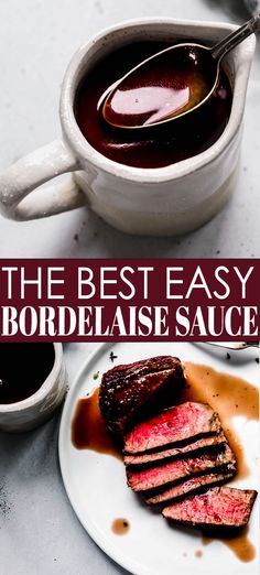 the best easy and delicious grilled beef sauce is made with only three ingredients in one pot