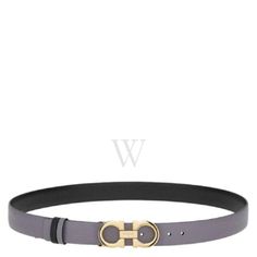 Salvatore Ferragamo Ladies Belts. Fashion category: Belts. SKU: 23A564 755927. Color: Ematite. Salvatore Ferragamo Reversible and Adjustable Gancini Belt. Calfskin leather, this belt featuring an adjustable length, a reversible design, 1.3" height, Gancini buckle and a gold-toned hardware. Made in Italy. Ladies Belts, Swiss Military, Bruno Magli, Ice Watch, Versace Watch, Denim Shoes, Crossbody Messenger Bag, Handbag Backpack, Polarized Sunglasses