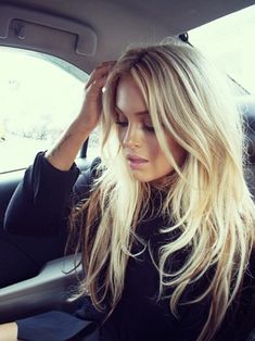 blonde Blonde Layered Hair, Long Layered Hair, Olivia Palermo, Great Hair, Gigi Hadid, Layered Hair