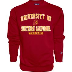 PRICES MAY VARY. Blue84 fan favorite USC Trojans men's crewneck sweatshirt This USC men's crew sweatshirt has a high quality twill applique graphic perfect for any Trojans fan that loves to show their team pride Each USC Trojans sweatshirt is made from a warm and soft fleece This applique crewneck sweatshirt is a perfect addition to any USC fans wardrobe All Blue 84 products are officially licensed by the universities and produced using ethical sourcing and manufacturing practices University Red Varsity Crew Neck Sweatshirt, University Red Crew Neck T-shirt For Fans, University Red Fleece Crew Neck Sweatshirt, Sporty University Red Crew Neck Sweatshirt, Collegiate University Red Crew Neck Sweatshirt, Mens Crewneck Sweatshirt, Usc Trojans, University Of Southern California, Crew Sweatshirts