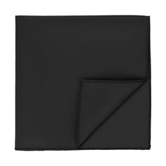 Simple but oh so timeless. This solid black pocket square is a must-have in every man's wardrobe and, wow, there are countless ways to wear it. Pair it with our matching black necktie or bow tie (sold separately) for your most formal occasions, or use it to accent just about any other tie. Patterns, solid colors, stripes or even no tie at all; we told you there were a lot of ways to wear it. The 9-inch by 9-inch size is just right for all the classic pocket square folds, from distinguished peaks Cheap Pocket Square For Black Tie Occasions, Cheap Formal Pocket Square For Men, Cheap Classic Pocket Square For Formal Occasions, Cheap Formal Pocket Square, Luxury Elegant Black Pocket Square, Luxury Black Elegant Pocket Square, Black Pocket Square, Black Necktie, Pocket Square Folds