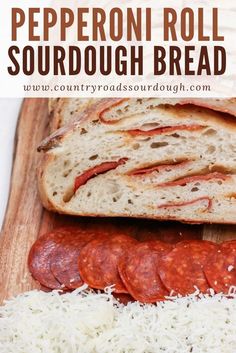 this pepperoni roll sourdough bread is an easy and delicious appetizer