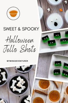 sweet and spooky halloween jello shots are perfect for the kids to make