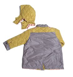 Your little will stay warm and toasty in this hooded parka made of water proof taffeta with zipper front, and patchwork down filled taffeta quilt details. Removable hood and storm vent at hem. Multiple pockets. Inner elastic drawstring and fully lined throughout for maximum warmth. 100% Polyester Machine wash cold, gentle cycle. Do not bleach. Line dry and use low heat when ironing. SKU: B-CT02KPL29-ELEPHANT Quilted Nylon Parka For Cold Weather, Cold Weather Nylon Parka With Padded Collar, Nylon Parka With Padded Collar For Cold Weather, Hooded Quilted Nylon Jacket With Padded Collar, Quilted Nylon Hooded Jacket For Outdoor Activities, Quilted Nylon Parka For Outdoor, Quilted Nylon Windbreaker For Winter, Outdoor Quilted Nylon Parka, Quilted Hooded Parka For Outdoor