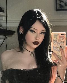 Maquillage On Fleek, Cute Makeup Looks, Gothic Makeup, Goth Makeup