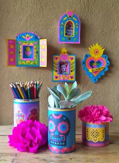 Mexican Celebrations, Kids Day, Printable Box, Craft Activity