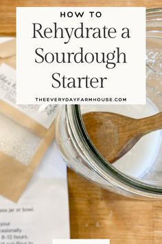 Learn how to reactivate a dried or dehydrated sourdough starter. Getting a sourdough starter going is actually easier than you think! Dried Sourdough Starter, Homestead Kitchen, Quart Size Mason Jars, Types Of Flour, Pancake Batter, Beneficial Bacteria, Sourdough Starter, Bread Dough, Organic Ingredients