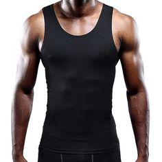 Season:Spring   Fall; Function:Soft,Quick dry,Breathable; Fabric:Polyester; Sleeve Length:Sleeveless; Gender:Men's; Style:Basic,Fashion,Muscle,Sport; Elasticity:Micro-elastic; Tops Type:Compression Tank,Fitness Tank,Men Tops,Gym Shirt; Occasion:Sports  Outdoor,Vacation,Going out,Casual Daily,Gym; Top Length:Regular Tops; Fit Type:Regular Fit; Pattern:Plain; Neckline:Crew Neck; Front page:FF; Listing Date:12/05/2023; Bust:; Length [Top]:; Waist: White Activewear, Gym Shirts Mens, Outdoor Vacation, Gym Shirt, Activewear Fashion, Gym Shirts, Men Tops, Workout Tanks, Plain Black