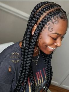 5 Cornrows, Twisted Hair, Lemonade Braids Hairstyles, Big Box Braids Hairstyles, Feed In Braids Hairstyles, Goddess Braids Hairstyles, African Hair Braiding Styles, Braids Hairstyles Pictures