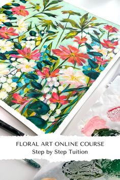 Dive into vibrant floral painting techniques with our expert-led workshop. Learn to capture the beauty and energy of flowers on canvas. Sign up now! #VibrantArt #FloralPaintingClass