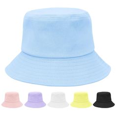 PRICES MAY VARY. High quality material: Kids sun hat is made of 100% cotton material, which is light, breathable, comfortable and durable, so that your children can keep soft and comfortable all day long. This kids bucket hat girls is durable, washable, not easy to fade or deform, and can accompany your children for a long time. Cute and fashionable design: The fisherman hat is made more fashionable and lovely by using the delicate smiling face logo. The classic solid color fashion design of the Casual Light Blue Bucket Hat For Beach, Blue Cotton Bucket Hat For The Beach, Adjustable Light Blue Bucket Hat For Beach, Cheap Cute Blue Bucket Hat, Cute Blue Summer Bucket Hat, Bucket Hat Girl, American Flag Kids, Bucket Hat Summer, American Flag Hat