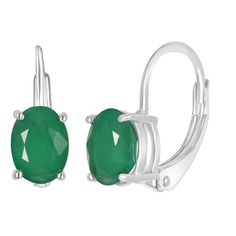 Add an elegant pop of color to any ensemble with these gemstone-studded Gemistry white gold drop earrings. Add an elegant pop of color to any ensemble with these gemstone-studded Gemistry white gold drop earrings. FEATURES Length: 13 mm Closures: leverback Metal: 14k white gold Finish: polished Packaging: velvety pouchSTONE DETAILS Center stone size: 5 mm x 7 mm Shape: oval Setting: prong Size: One Size. Color: Emerald. Gender: female. Age Group: adult. White Gold Drop Earrings, Oval Setting, Gemstone Studs, Gold Drop Earrings, Gold Finish, Gender Female, Jewelry Earrings Dangle, Color Pop, Age Group