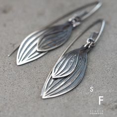 "Earrings are made of oxidized silver 925 Dimensions: The whole length: 3.15 inches (8 cm) Silver elements : 0.55\" - 1.18\" ( 14-30mm) Single earring's weight: 4.5 g The weight and length may vary slightly depending on the earwire type Thank you for visiting!" Modern Jewelry With Oxidized Finish And Long Drop Shape, Modern Long Drop Jewelry With Oxidized Finish, Minimalist Oxidized Dangle Earrings, Contemporary Earrings With Oxidized Finish, Contemporary Earrings With Oxidized Finish As Gift, Unique Oxidized Everyday Earrings, Unique Oxidized Finish Everyday Earrings, Unique Oxidized Earrings For Everyday, Contemporary Oxidized Finish Earrings For Gift