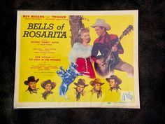 an old movie poster for the film bells of rosetta