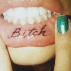 Inner Lip Tattoo, Inspiration Tattoos, Initial Tattoo, Lip Tattoos, Dainty Tattoos, Simplistic Tattoos, Piercing Tattoo