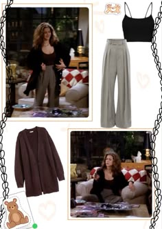 90s Style Celebrities, Rachel Green Blue Top, Rachel Greene Inspired Outfits, Outfit Inspo Rachel Green, 90s Wardrobe Essentials, Rachel Geller Outfits, Friends Tv Show Outfits Style, Friends Inspired Outfits Rachel Green, Rachel Green Outfit Inspiration