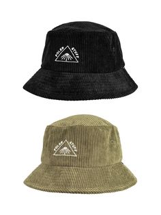 Editor's NotesThis classic bucket hat is made from cozy and soft corduroy. It's detailed with a logo graphic embroidery on the front.- Logo graphic embroidery on the front- Stitched brim- Embroidered eyelets- Unisex wearMeasurements (in.) One size- Brim Length: 2.2 in.- Height: 4.7 in.- Circumference: 23.6 in. Composition & Care- 100% Polyester- Refer to the care labelDesigner- by POLERSTUFF Embroidered Logo Corduroy Hat For Streetwear, Corduroy Hat With Embroidered Logo For Streetwear, Streetwear Corduroy Hat With Embroidered Logo, Adjustable Corduroy Bucket Hat, Winter Corduroy Hat For Streetwear, Casual Corduroy Hat With Embroidered Logo, Casual Corduroy Hats For Outdoor, Winter Cotton Bucket Hat, Cotton Bucket Hat With Curved Brim For Winter