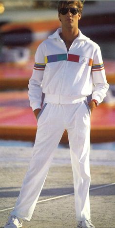 [AffiliateLink] 55 Amazing Sport Fashion Guides This Season You Wish Knew Sooner #zapisanenaszybko 80s Sports Fashion Men, 90s Athletic Outfits Mens, Men’s Tracksuit Outfit, Men In Tracksuits, Vintage Tracksuit Outfit, Tracksuit Men Outfit, 1980s Outfits Men, Retro Tennis Outfit, 90s Sportswear Fashion