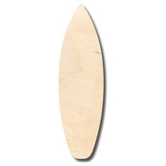 a wooden surfboard shaped like an oval shape on a white background with clippings