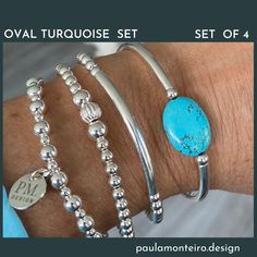 TURQUOISE SUMMER BRACELET Perfect to wear with summer & tropical outfit !! Turquoise Color Vinyl discs ,Howlite rondel & Coconut discs You Can Choose : 1 PIECE : TURQUOISE VINYL & STONE BRACELET (1 PIECE )...A OR A SET OF 4 TURQUOISE VINYL & STONE BRACELET...A TURQUOISE & SILVER BRACELET....B WHITE STONE ( NUGGETS) & SILVER....C MIX STERLING SILVER (SS) 6&4 ....D OR SET OF 6 2 OF TURQUOISE VINYL & STONE BRACELET (2 PIECES )....A 1 OF TURQUOISE & SILVER BRACELE Ceramic Beads Bracelet, Silver Bracelet Stack, Turquoise Silver Bracelet, Silver Pearl Bracelet, Tropical Outfit, Jewelry Classic, Sterling Silver Bead Bracelet, Turquoise Bead Bracelet, Bracelet Wedding