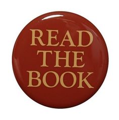 Read The Book - Button Pinback Badge 1 1/2 inch Button Picture, Button Badge, Pinback Buttons, Pin Collection