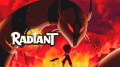 the cover art for raliant, an animated video game that is currently in development