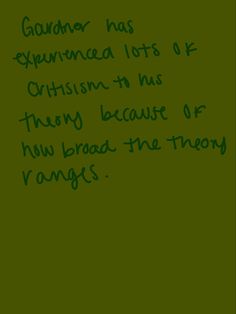 a green wall with writing on it that says, gaurar has experienced lots of crissism - in his many because of how broad the theory