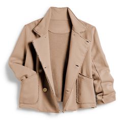 PRICES MAY VARY. Feature: Comfy lightweight lapel collar jacket for women, notched lapels, double-breasted horn buttons, roomy patch pockets, long easy-to-scrunch sleeves, solid color, warm coat, button down, a stretchy fit Match: Chic stylish double breasted overcoat, easy to match with sweatshirts, shirts, tees, high waist jeans, casual pants, dress, boots, sneakers, heels, various charming styles for your own Occasion: This causal cropped trench coat for women, you can wear for holiday, vacat Jackets For Short Women, Solid Pea Coat With Buttons For Spring, Spring Solid Pea Coat With Buttons, Spring Pea Coat With Buttons, Fall Cropped Jacket With Notch Lapel And Button Closure, Fall Cropped Jacket With Notch Lapel, Spring Outerwear With Snap Buttons And Lapel Collar, Fall Blazer With Buttoned Pockets, Beige Collared Blazer With Button Closure