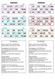 the printable calendar with numbers and times for each month in english, spanish and arabic