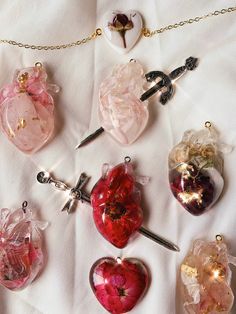 Once Upon A Broken, Red Aesthetic, Pretty Jewellery, Cute Jewelry, Resin Art, Aesthetic Art, Just In Case