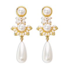 Length: 6-9cm Accessories Jewelry Earrings, Gold Earrings Studs, Color Patterns, Faux Pearl, Sale Items, Gold Earrings, Ball Gowns, Jewelry Accessories, Everyday Wear